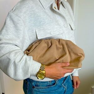 Classic Suede Clutch